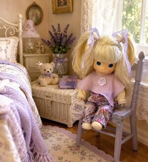 Precious Moments Pretty in Paisley Blonde Doll 2006 NWT Tags Item 4400